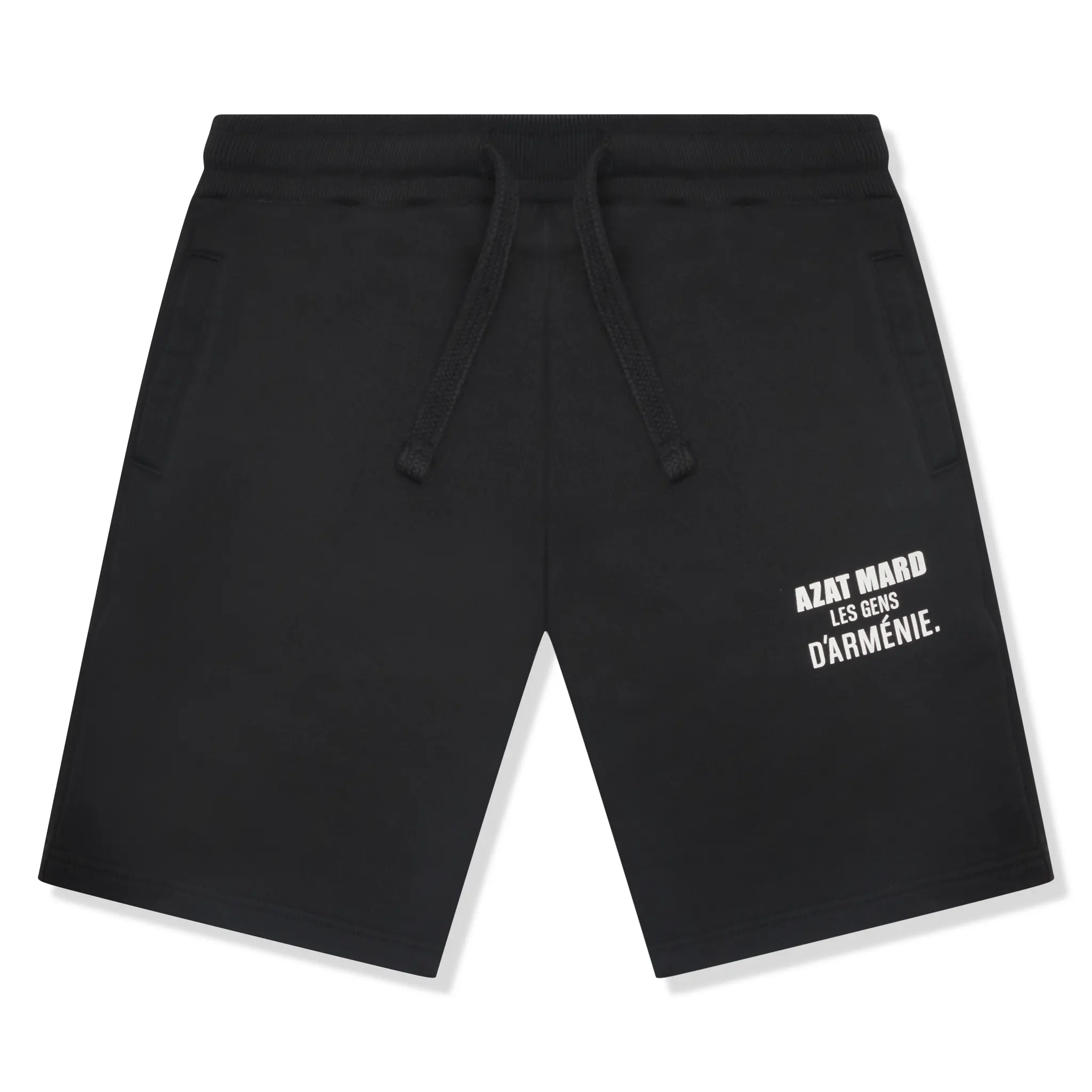 Front View of Preloved - Azat Mard Les Gens Kids Black Shorts
